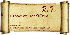 Ribarics Terézia névjegykártya